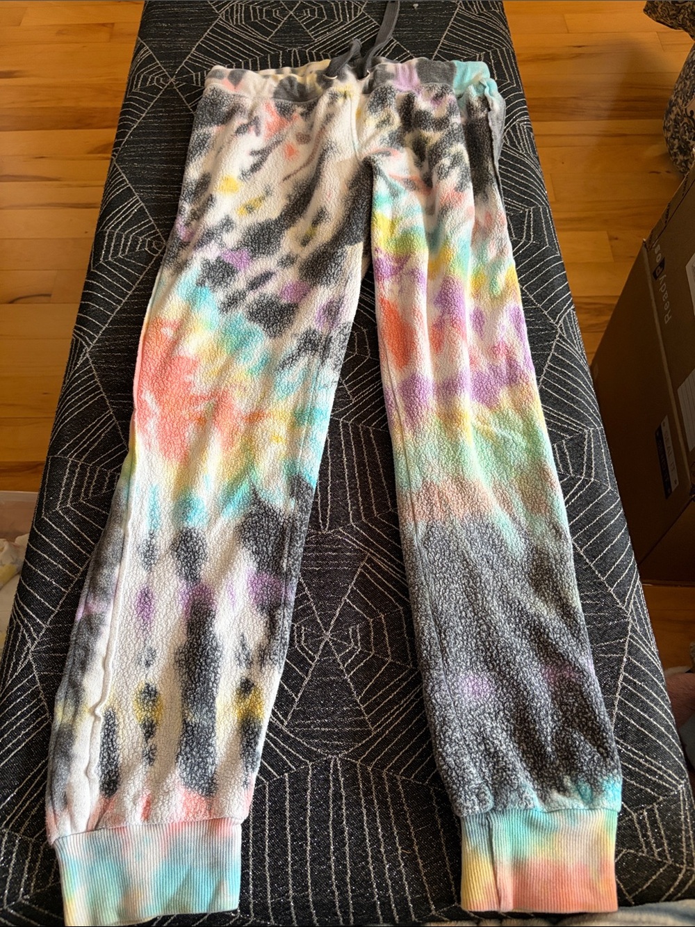 Vintage Pastel Multicolor Tie-Dye Joggers